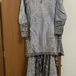 Ethnic Pakistan sharara and kameez